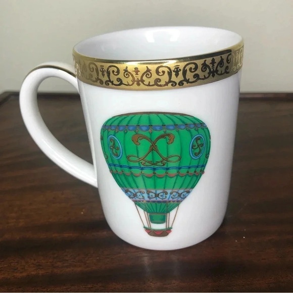 Gold Buffet Royal Gallery Hot Air Balloon Coffee Mug - Picture 4 of 6